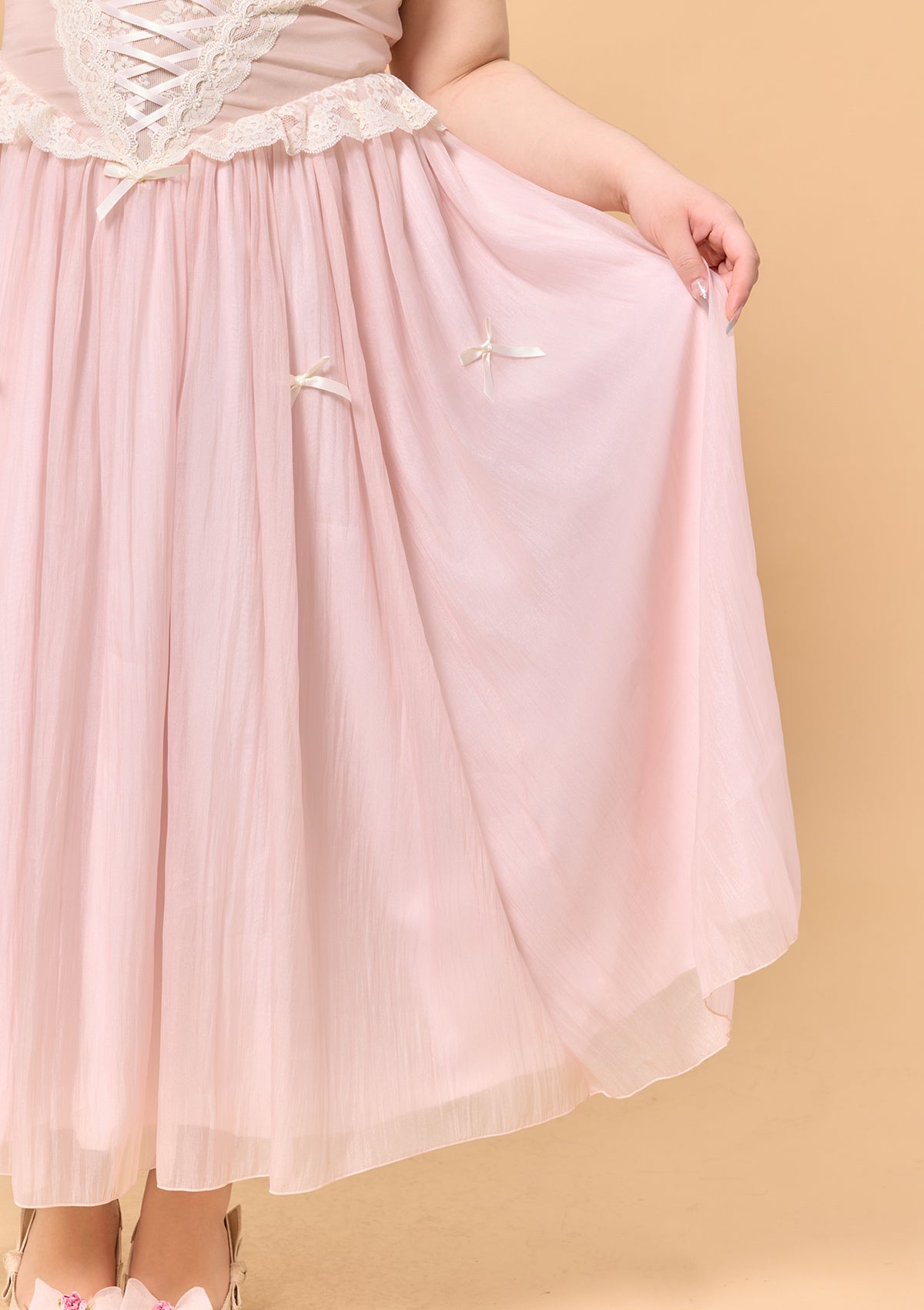 (US Exclusive)Curve & Plus Pink Mist Fairy Dress