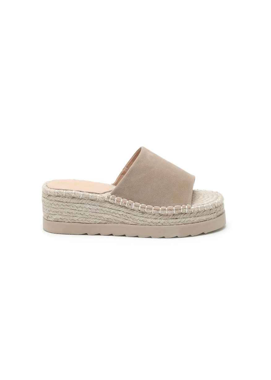 Eva Sandstone Espadrille Sandals
