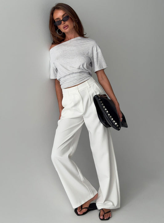 Archer Pants White Tall