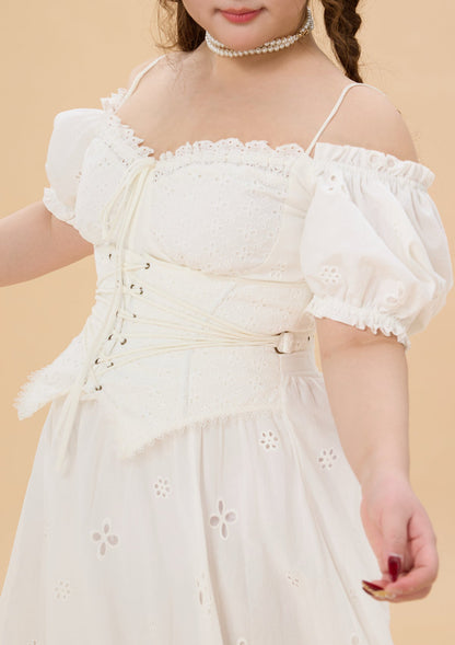（US Exclusive）Curve & Plus "I Flipped" Corset Dress