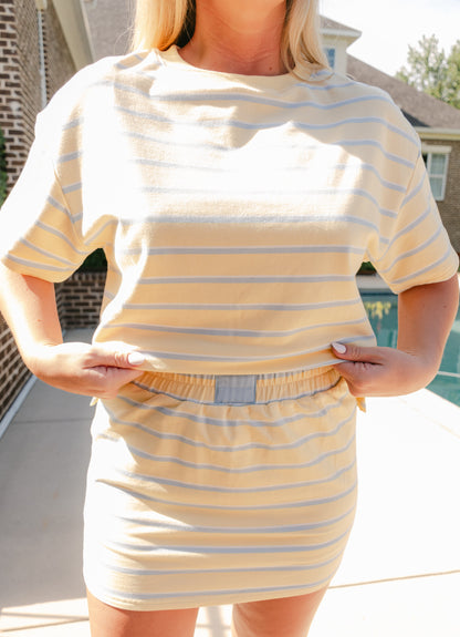 Harper Striped Boxy Top