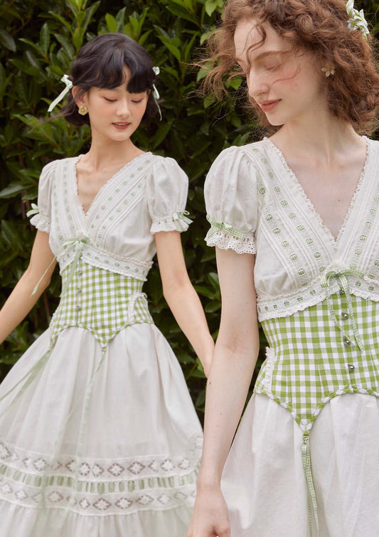 Green Apple Paradise Dress（Short）
