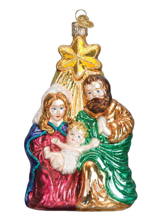 Holy Family With Star Ornament