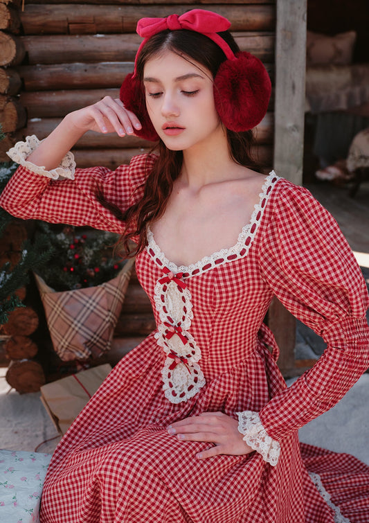 （US Exclusive）Angel Berry Cottage Dress