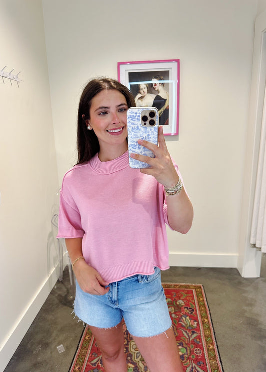 Liora Short Sleeve Summer Sweater