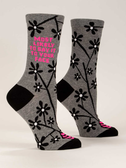 Blue Q Women’s Crew Socks