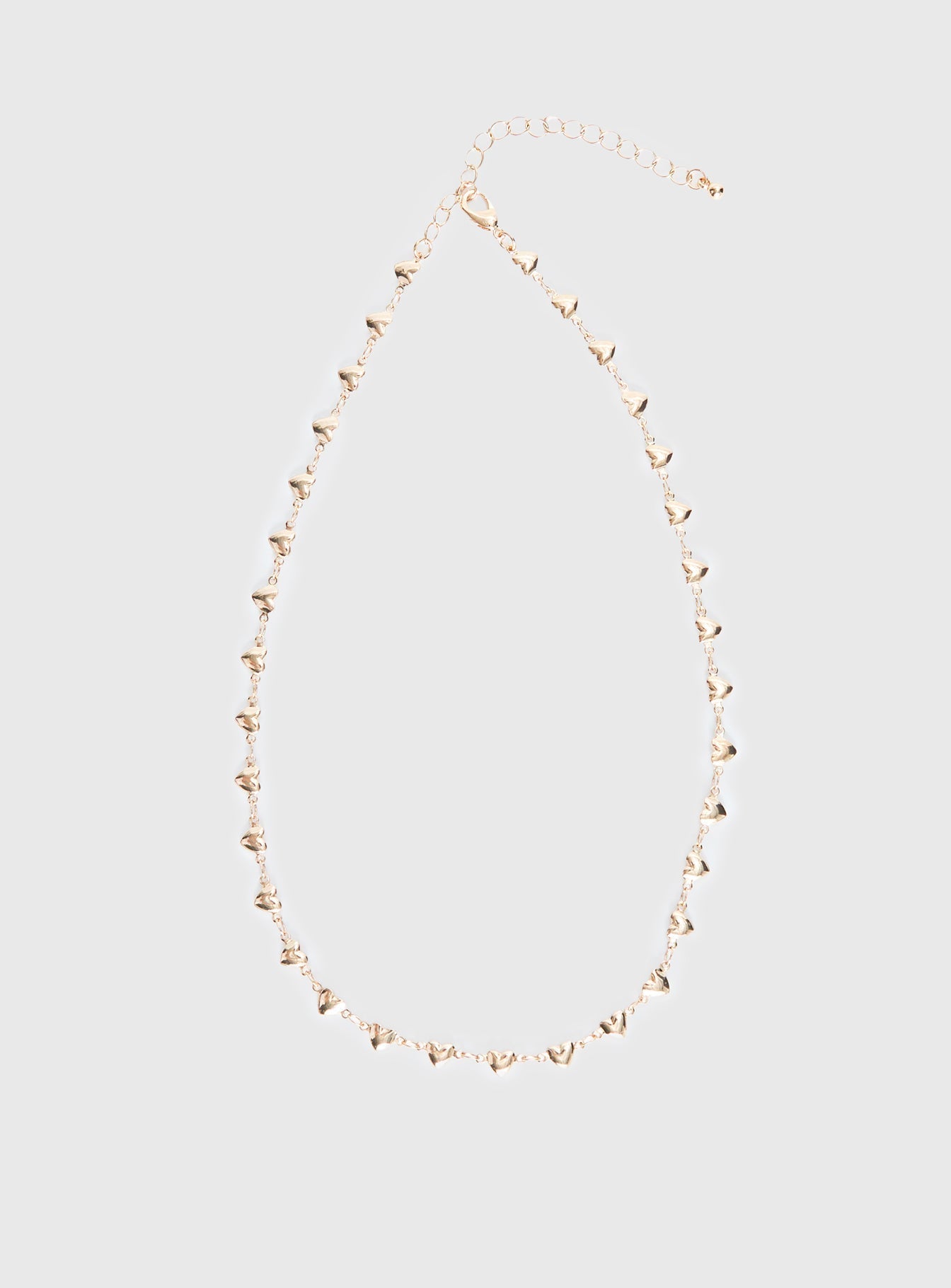Kinsey Heart Necklace Gold