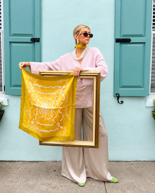 Maison Link Silk Scarf