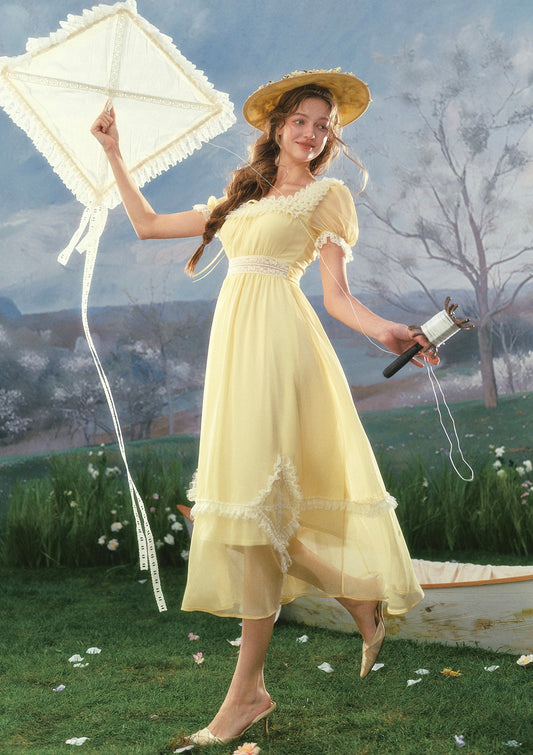 Yellow Kite Dress