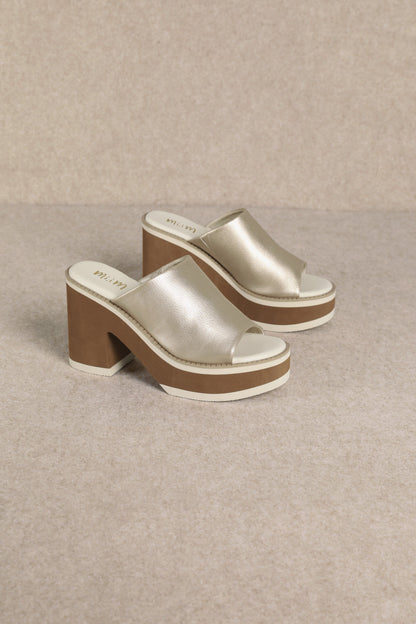 Jemma Chunky Heel Platform Sandals
