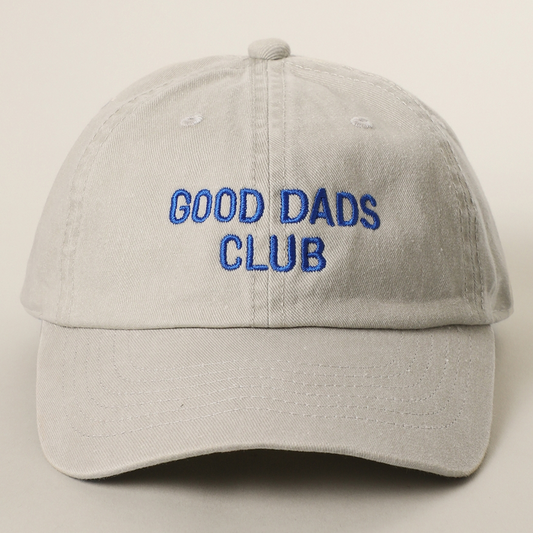 GOOD DADS CLUB Embroidered Cotton Baseball Cap