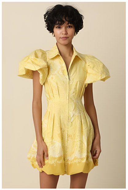 Marigold Zip Front Dress