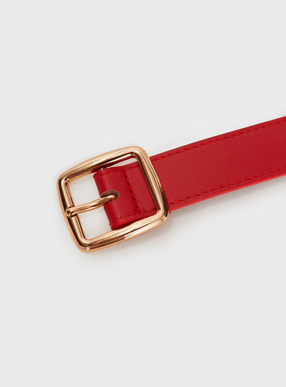 Chapman Belt Red / Gold
