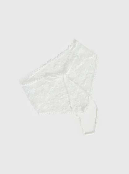 Ex Factor Sheer Head Scarf White