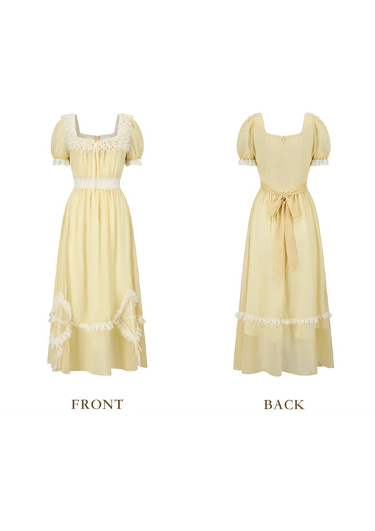 （US Exclusive）Yellow Kite Dress