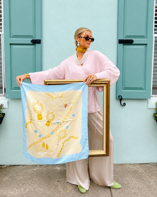 Le Jewel Silk Scarf