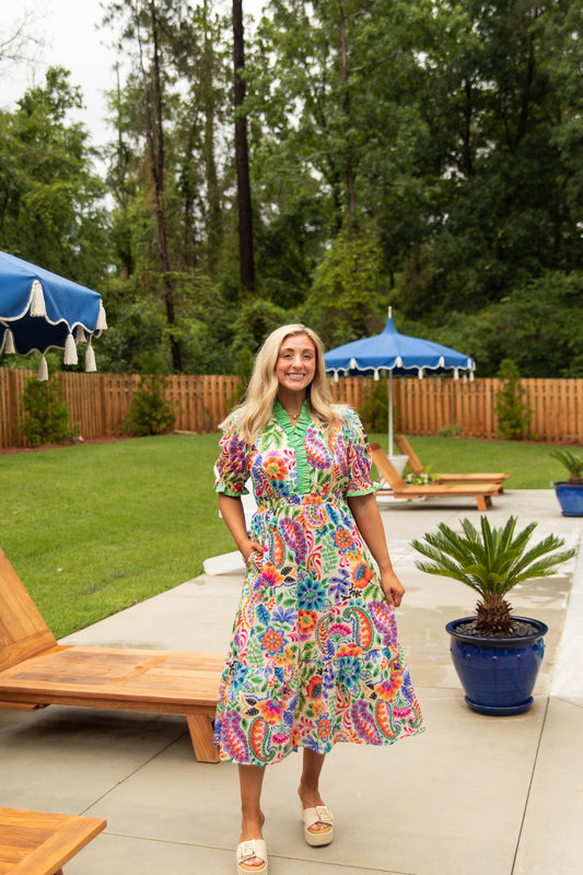 Maribel Whimsy Midi Dress