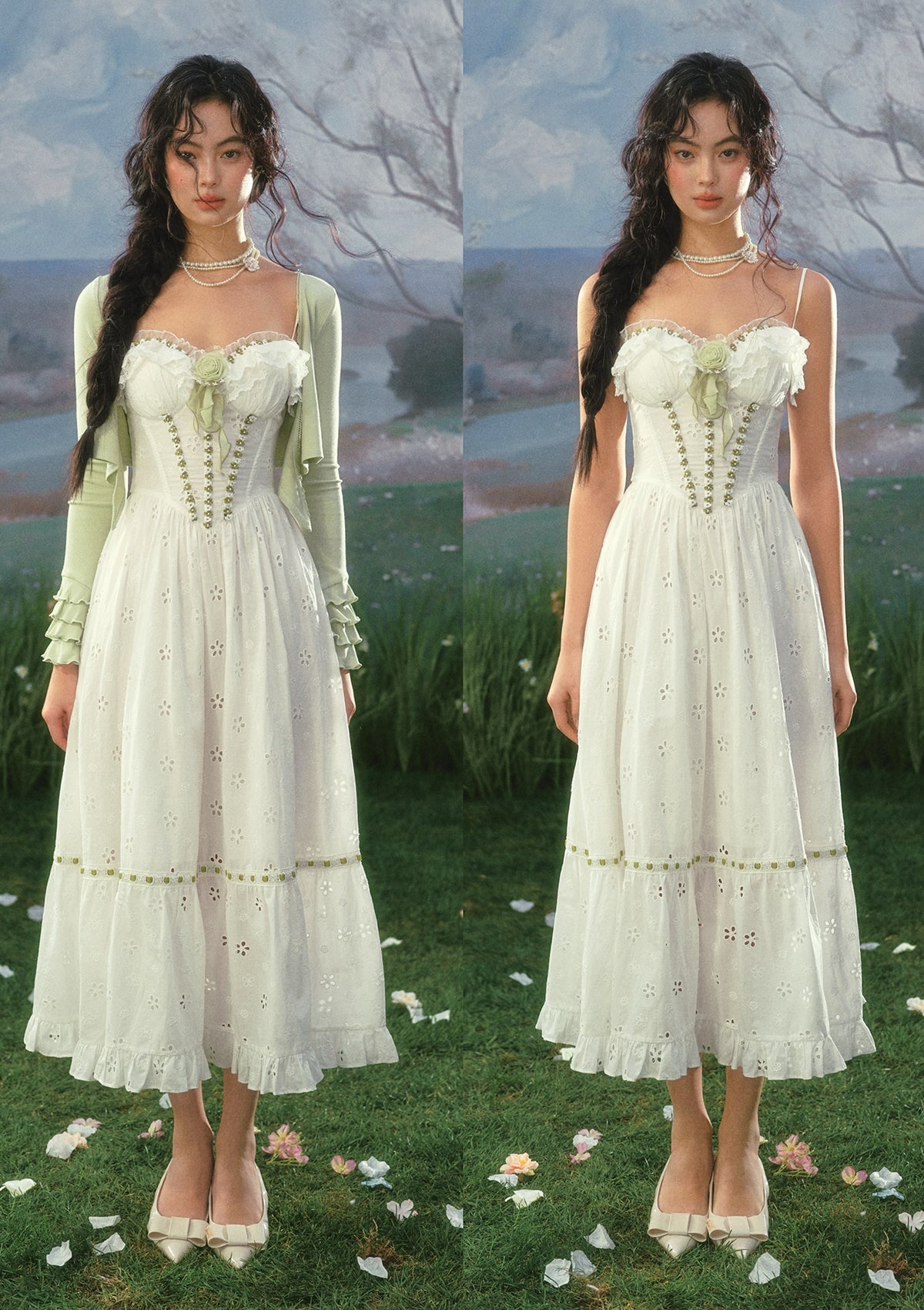 Mint in Season Corset Dress