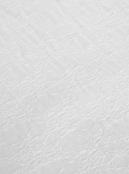 Nellie Scarf White Lace