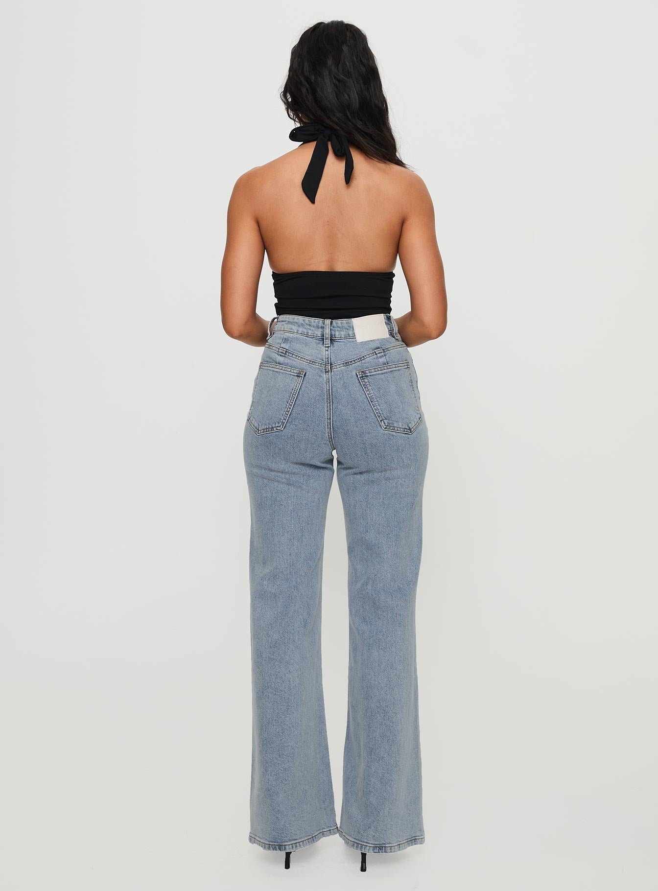 Thearlie High Rise Flared Jeans Light Wash