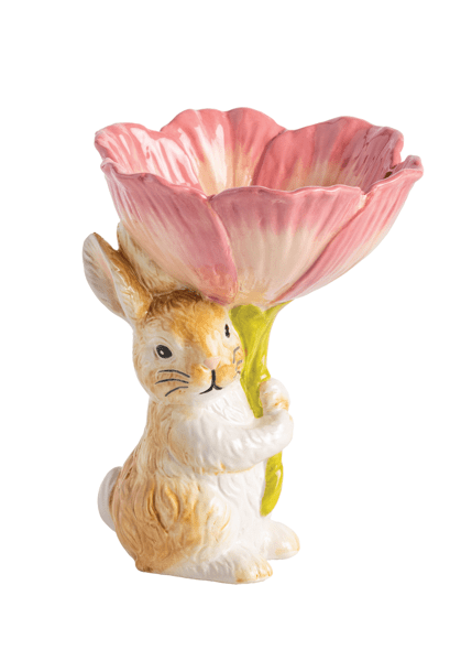 Bunny Flower Candy Pedestal