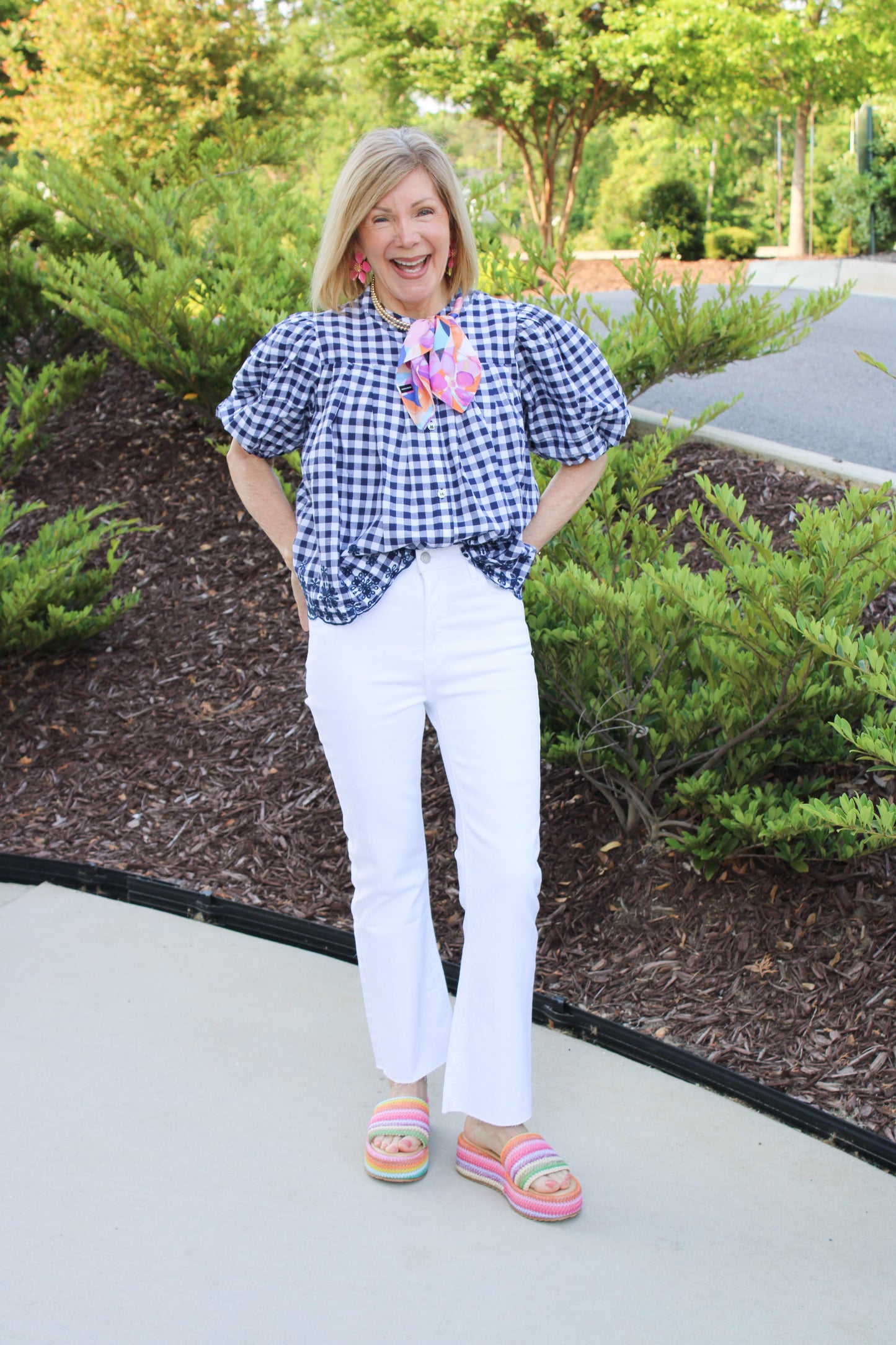 Delaney Platform Slide Sandal
