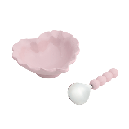 Heart Enamel Candy Dish