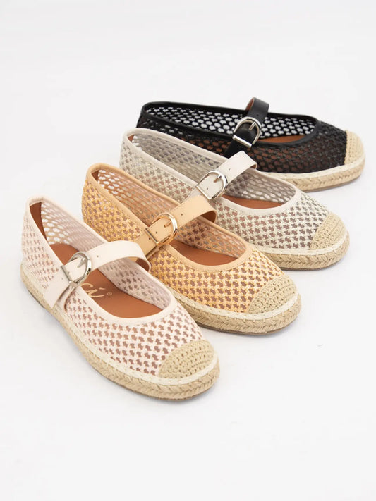 Inaya Espadrille Mary Jane Flats