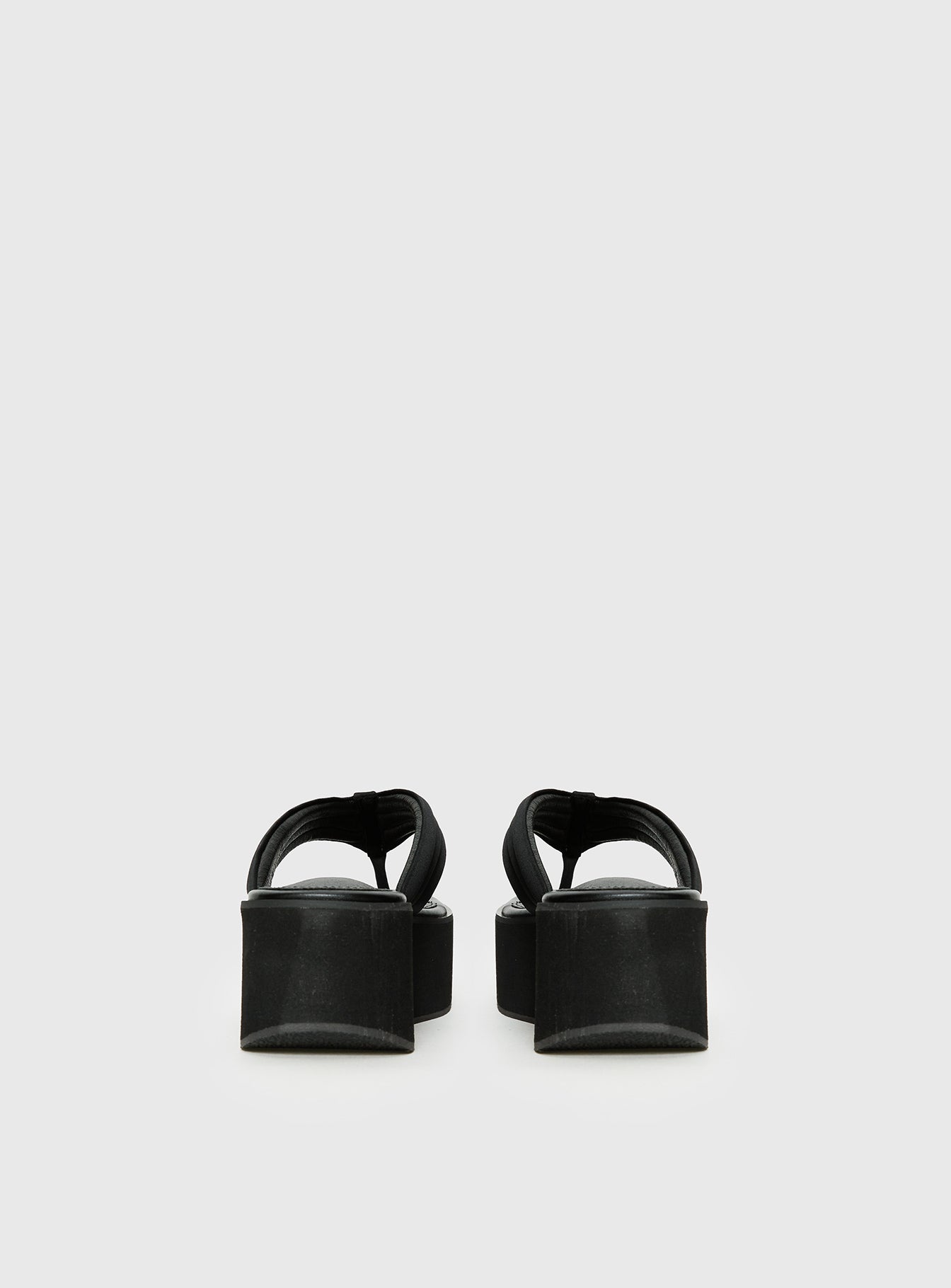 Therapy Bri Platform Thong Sandals Black