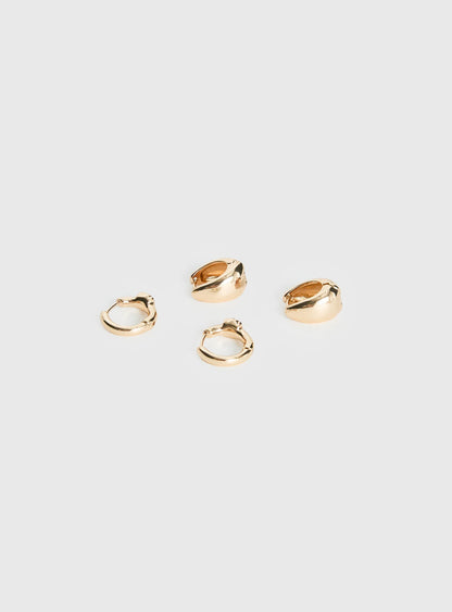 Chasing Stars Earring Pack Gold