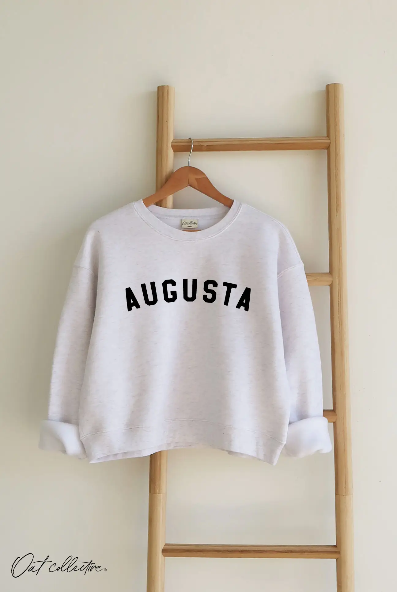Augusta Cropped Graphic Sweatshirt