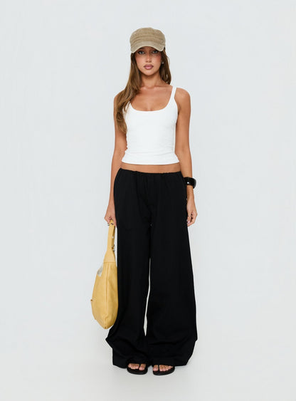 Lunea Concealed Waistband Pants Black