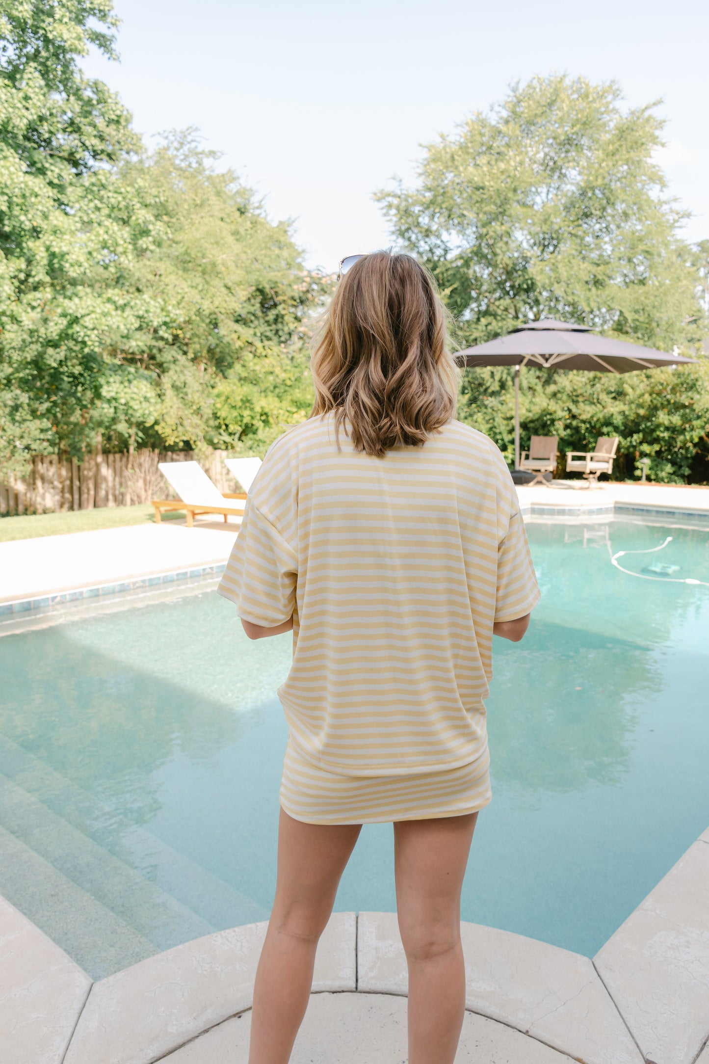 Maddie Oversized Striped Tee