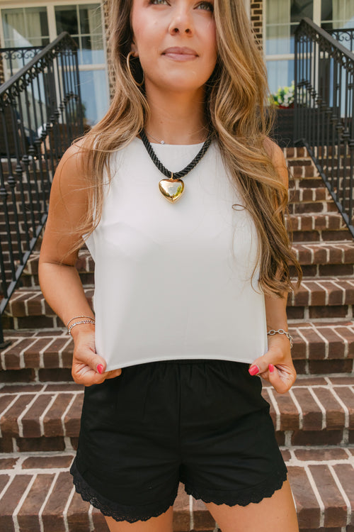 Daria Bow Back Top