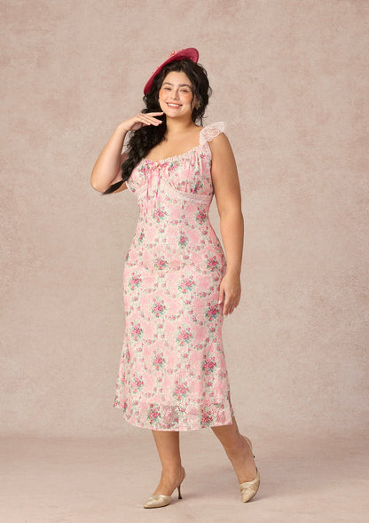 Curve&Plus Rose Music Box Dress