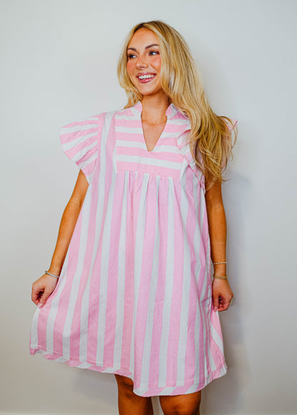 Charlie Stripe Mini Dress