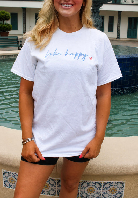Lake Happy Graphic Tee