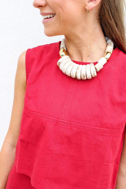 Lucia Rounded Bead Necklace