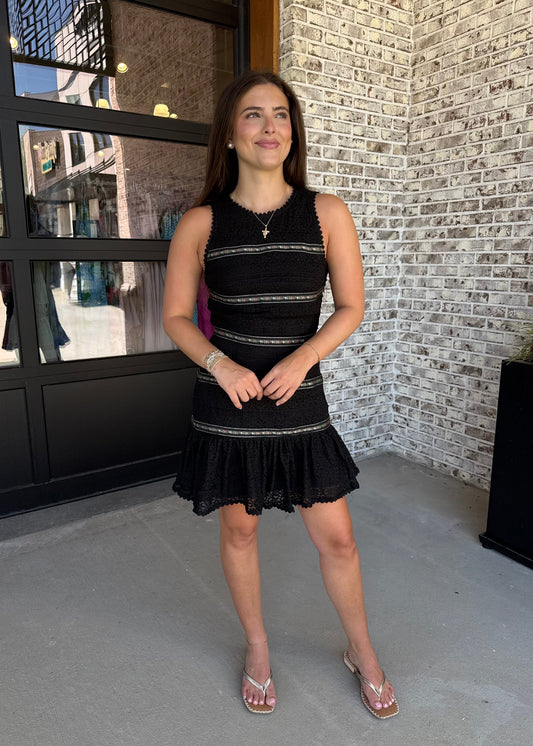 Alena Floral Lace Mini Dress