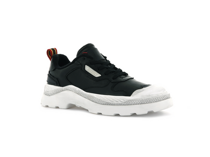 96716-002-M | JAZZELLE PALLAKIX LOW 90 LEATHER | BLACK/WHITE