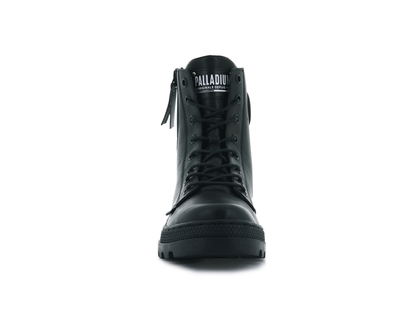 96840-008-M | PALLABOSSE OUTZIP LEATHER | BLACK/BLACK
