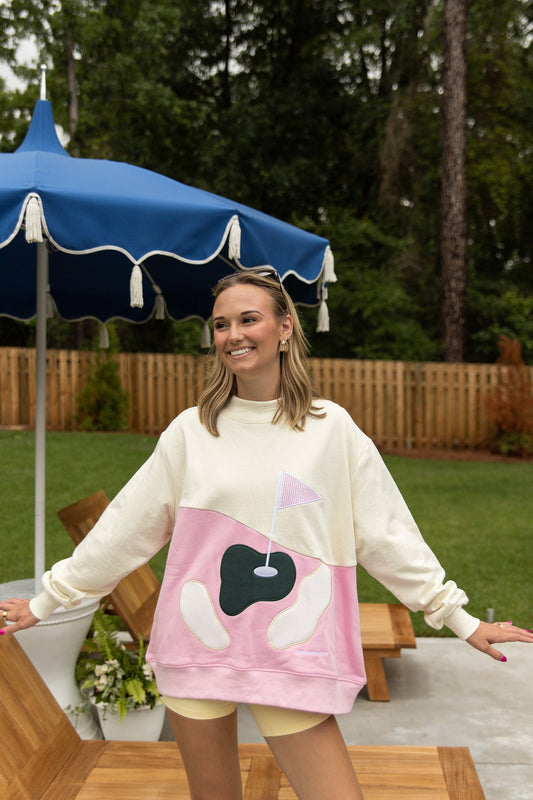 Golfing On the Green Mock Neck