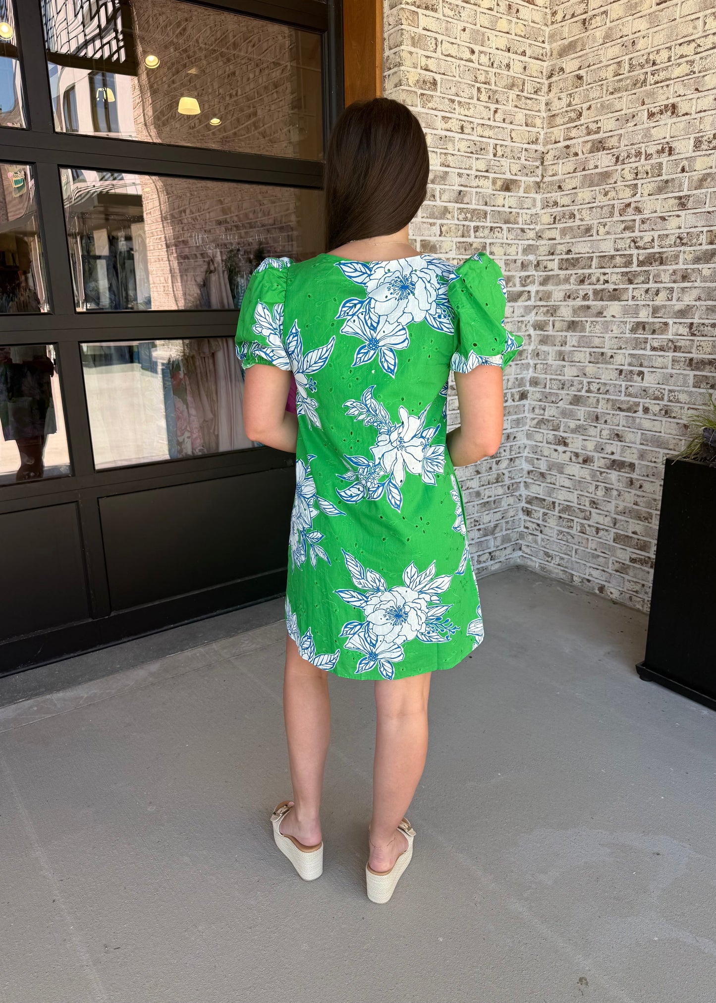 Hadley Floral Eyelet Mini Dress