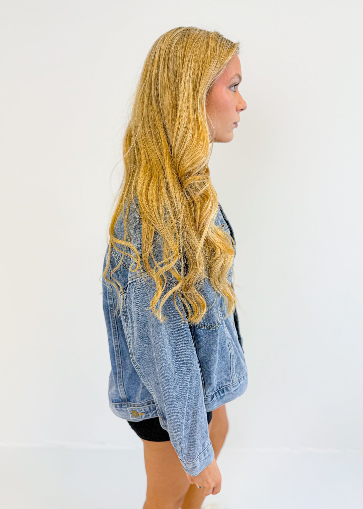 Boxy Denim Trucker Jacket