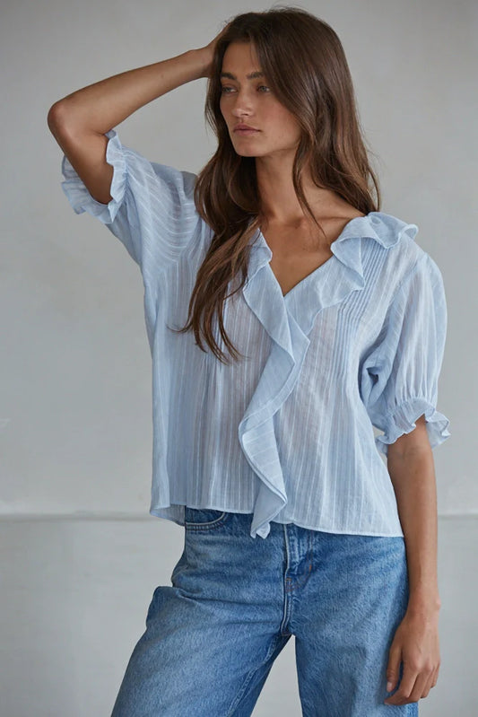Henry Ruffle Blouse