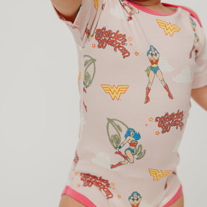 Short Sleeve Bodysuit - Wonder Woman