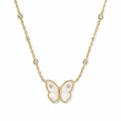 Cailey Butterfly Short Pendant Necklace