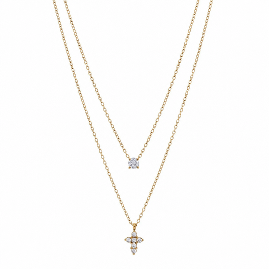 Grace Dainty Cross Necklace