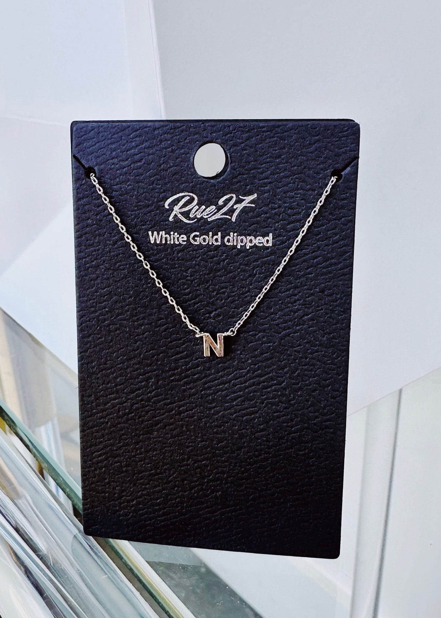 Initial Gold Dipped Necklace