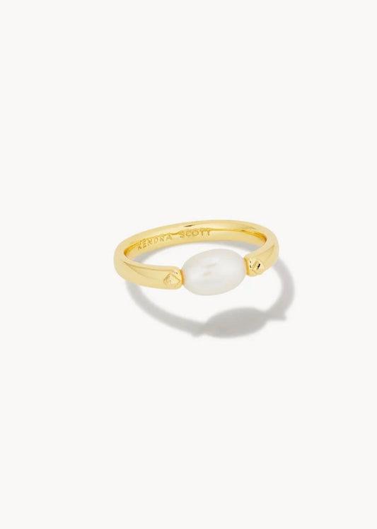 Leighton Pearl Band Ring